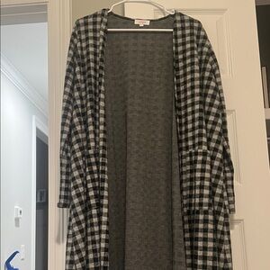 LuLaRoe Checkered Duster Cardigan
